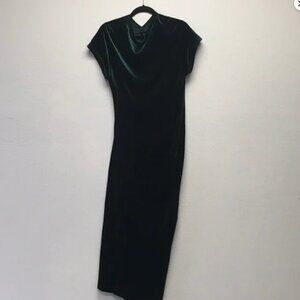 Green Velvet Zara Dress